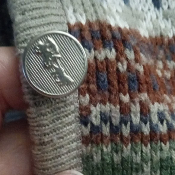 Tally Ho Multicolor Patterned Cardigan - Picture 3 of 5